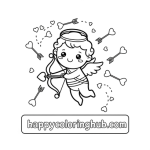 Free printable valentine love note coloring pages