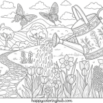 Free spring coloring pages 2nd grade