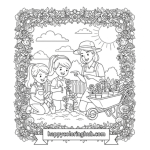 Friends coloring pages for adults