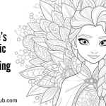 Frozen coloring pages for adults
