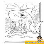 Google images shark coloring pages