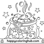 Halloween coloring pages pdf 6th grade