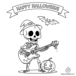 Halloween free coloring pages 2nd grade