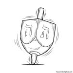 Hanukkah coloring pages presents for kindergarden