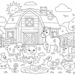 Hard color by number coloring pages for kids
