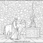 Hebrews 13:11-14 kids color page