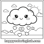 Hidden message puzzle maker coloring page