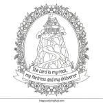 House coloring pages matthew 7:24-27