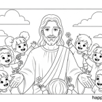 Jesus gives me joy coloring page