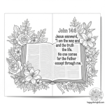 John 14:6 coloring page