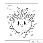 Joy coloring page fruit spirit