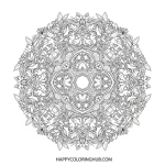 Jungle adult coloring pages