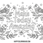 Kid quotes coloring pages