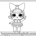 Lol surprise doll printable coloring pages