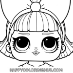 Lol surprise dolls printable coloring pages