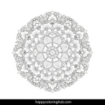 Mandala coloring book