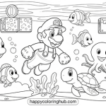 Mario coloring