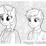 My little pony boy coloring pages