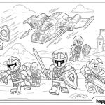 Nexo knights coloring pages to print