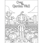 Over the garden wall coloring page