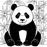 Panda coloring