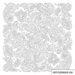 Pattern adult coloring pages
