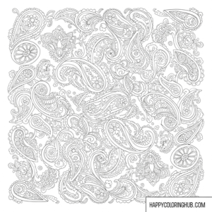 Pattern adult coloring pages
