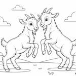 Petting zoo coloring pages