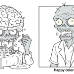 Plants vs zombies coloring pages lil