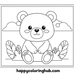 Preschool coloring pages printable