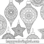 Printable children s christmas coloring pages free