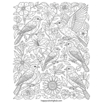 Printable color by number coloring pages for adults