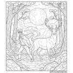 Printable harry potter coloring pages for adults