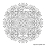 Rainforest coloring page