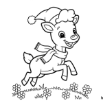 Rankin bass rudolph coloring page