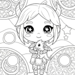 Raya coloring pages