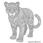 Realisitc+jaguar+coloring+pages