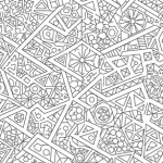 Repeated patterns coloring pages