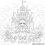 Roblox coloring pages for girls