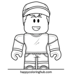 Roblox coloring pages printable free