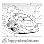 Robocar poli coloring pages