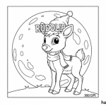 Rudolph color pages