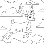 Rudolph the red nosed reindeer characters coloring pages