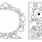 Rudolph the red nosed reindeer printable coloring pages