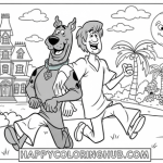 Scooby doo zombie island coloring pages