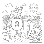 Sight word coloring pages