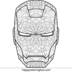 Spiderman captain america iron man coloring pages