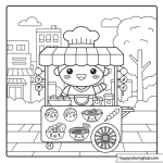 Street stock coloring pages