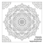 Stress relief printable coloring pages