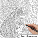 The boy who cried wolf printable coloring pages